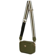 Alice Wheeler London Mini Mayfair Camera Crossbody Bag - Olive Green