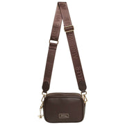 Alice Wheeler London Mini Soho Camera Cross Body Bag - Chokladbrun
