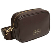 Alice Wheeler London Mini Soho Camera Cross Body Bag - Chokladbrun