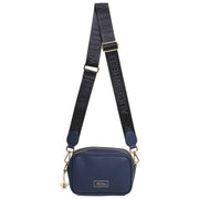Alice Wheeler London Mini Soho Camera Cross Body Bag - Marinblå