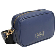 Alice Wheeler London Mini Soho Camera Cross Body Bag - Marinblå