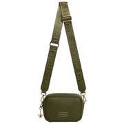Alice Wheeler London Mini Soho Camera Cross Body Bag - Olivgrön