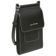 Alice Wheeler London Sloane Phone Crossbody-väska - Svart