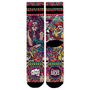 American Socks Dia de los Muertos Mid High Socks - Purple