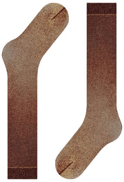 Falke Glitter 30 Denier Knähöga strumpor - Barolo/Guld