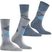 burlington-everyday-argyle-2-pack-socks---arctic-mel-grey-34597977
