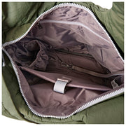 Roka Oxford Medium Taslon Axelväska - Olivgrön