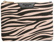 Alice Wheeler London Animal Print Pouch - Svart/Zebra