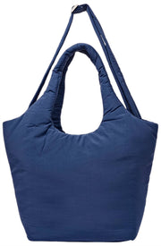 Roka Oxford Medium Taslon Axelväska - Deep Cobalt Blue