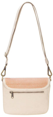Hindbag Margault Woven Axelväska - Korallröd