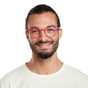 Barner Dalston Blue Light Reading Glasses - Burgundy Red