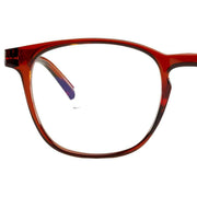 Barner Dalston Glossy Blue Light Reading Glasses - Intense Rust Orange