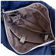 Roka Oxford Medium Taslon Axelväska - Deep Cobalt Blue