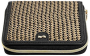 Stackers Square Smyckesrulle - Svart Raffia