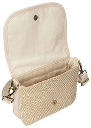Hindbag Margault Woven Axelväska - Nude Beige