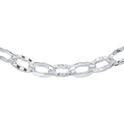 Beginnings Textured Anchor Chain Bracelet - Silver