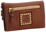Campomaggi Felloniche Stud myntväska - Cognac Tan