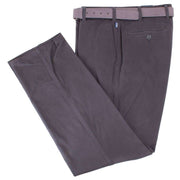 BRUHL Montana Pima Stretch Gabardine Autumn Weight Chinos - Anthracite Grey