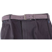 BRUHL Montana Pima Stretch Gabardine Autumn Weight Chinos - Anthracite Grey