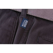 BRUHL Montana Pima Stretch Gabardine Autumn Weight Chinos - Anthracite Grey