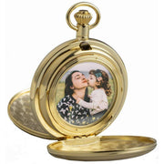 Burleigh Locket Quartz Pocket Watch - Gold