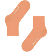 Burlington Chelsea korta strumpor - Peach Orange