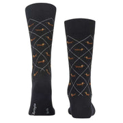 Burlington Dachshund Socks - Black