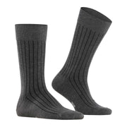 Burlington Duke Street Socks - Antracit Mel