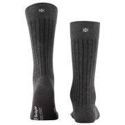 Burlington Duke Street Socks - Antracit Mel