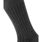 Burlington Duke Street Socks - Antracit Mel
