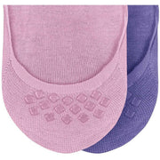 Burlington Everyday 2-pack osynliga strumpor - Foxglove Lilac