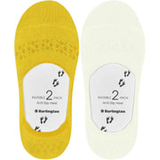 Burlington Everyday 2-pack osynliga strumpor - Off White