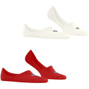 Burlington Everyday 2-pack No Show strumpor - Active Red