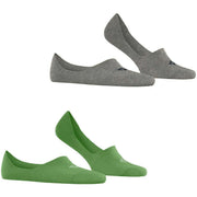 Burlington Everyday 2-Pack No Show strumpor - Fairway Green