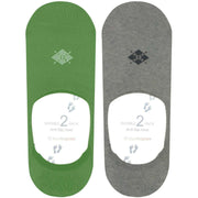 Burlington Everyday 2-Pack No Show strumpor - Fairway Green