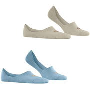 Burlington Everyday 2-Pack No Show strumpor - Patagonia Blue