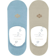 Burlington Everyday 2-Pack No Show strumpor - Patagonia Blue