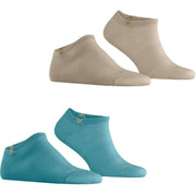 Burlington Everyday 2-Pack Sneakerstrumpor - Key Largo Blue