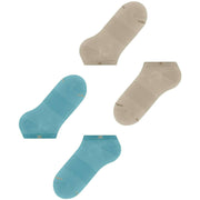 Burlington Everyday 2-Pack Sneakerstrumpor - Key Largo Blue