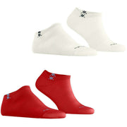 Burlington Everyday 2-Pack Sneakersockor - Tulpanröd