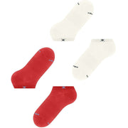 Burlington Everyday 2-Pack Sneakersockor - Tulpanröd