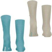 Burlington Everyday 2-pack strumpor - Key Largo Blue