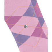 Burlington Everyday Argyle 2-Pack strumpor - Berry Pool Pink