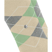 Burlington Everyday Argyle 2-pack strumpor - Cream Beige