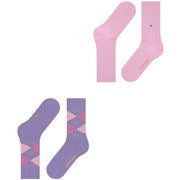 Burlington Everyday Mix 2-pack strumpor - lila