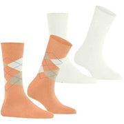 Burlington Everyday Mix 2-pack strumpor - Peach Orange