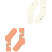 Burlington Everyday Mix 2-pack strumpor - Peach Orange