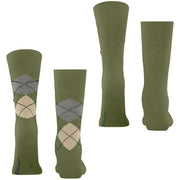 Burlington Everyday Mix 2-pack strumpor - Salvia Green