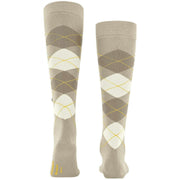 Burlington Manchester Knähöga strumpor - Gravel Beige