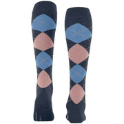 Burlington Marylebone Knee High Socks - Dark Blue Mel